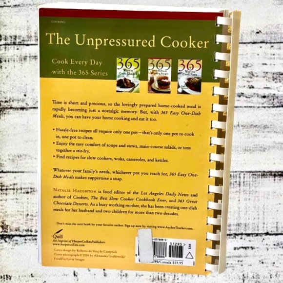 365 Easy One-Dish Meals by Natalie Haughton SPIRAL BOUND Paperback - Picture 2 of 8